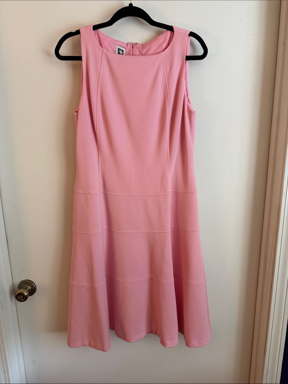 Sleeveless Pink A-Line Dress